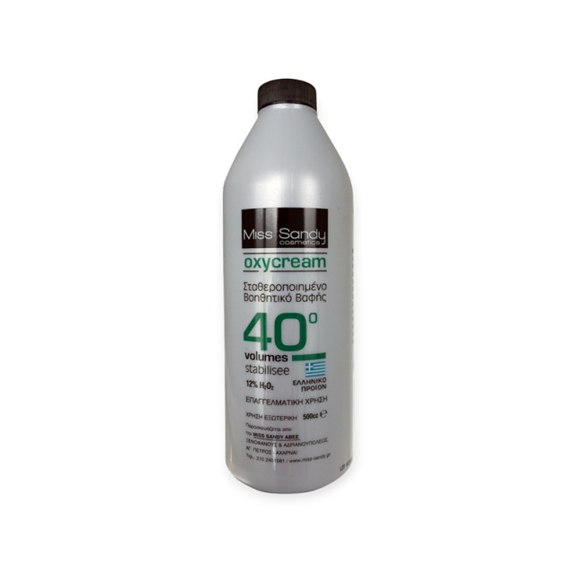Miss Sandy Oxycream, Οξυζενέ 40ο, 500ml