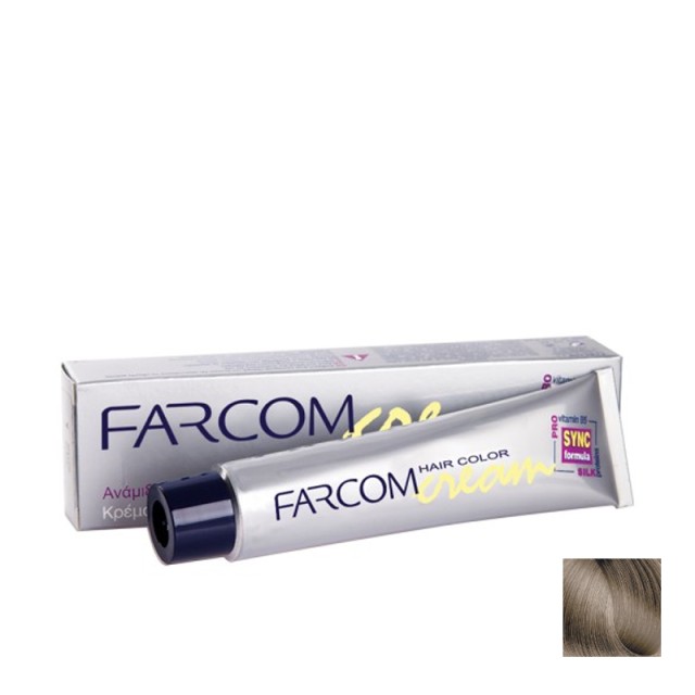 Farcom No 9c Ξανθό Πολύ Ανοιχτό Σαντρέ Μόνιμη Βαφή Μαλλιών με Πρωτεΐνες Μεταξιού & Προβιταμίνη Β5, 60ml