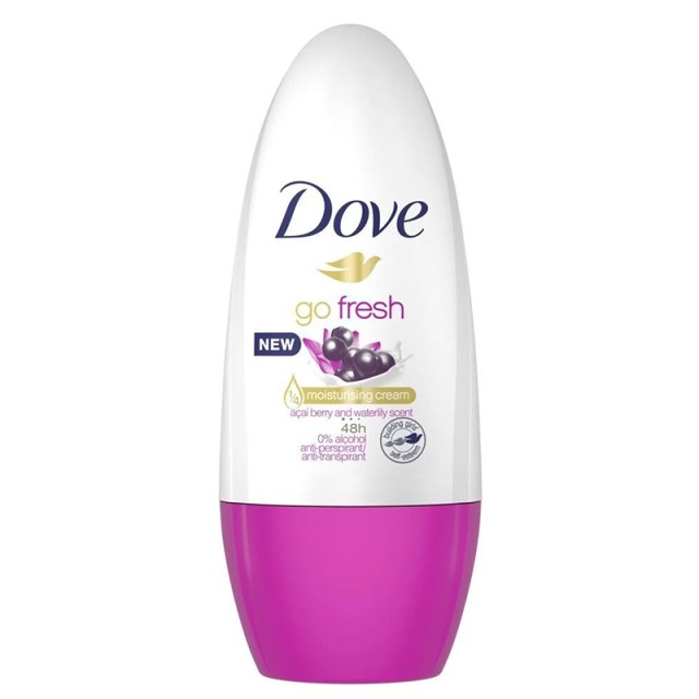 Dove Go Fresh Acai Berry & Waterlily, Αποσμητικό Roll On 50ml