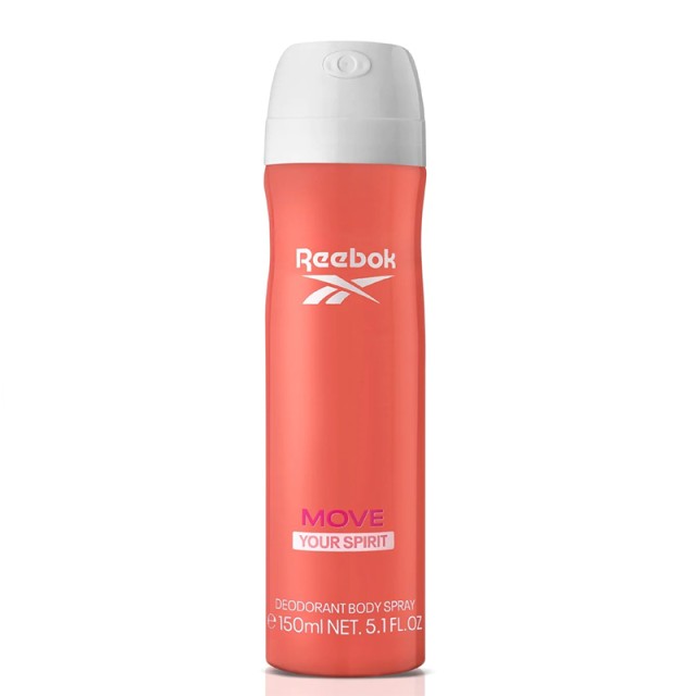 Reebok Move For Her Deo Body Spray, Αποσμητικό Σπρέι 150ml