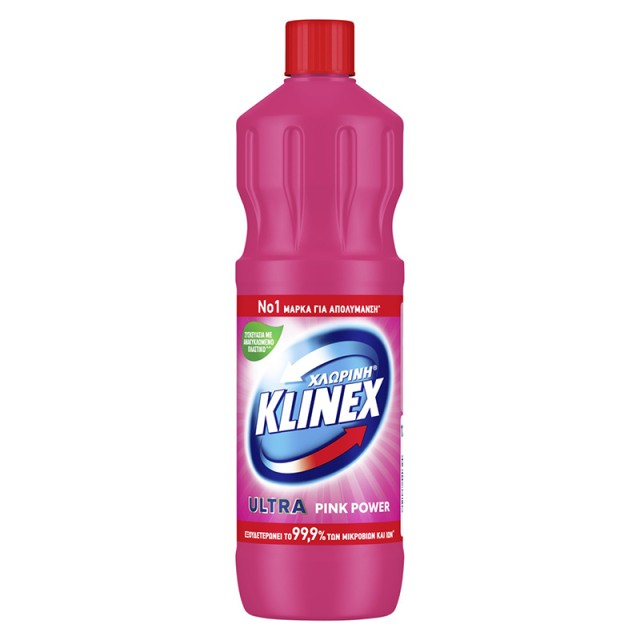 Klinex Ultra Pink Power, Xλωρίνη Παχύρευστη, 1,25lt