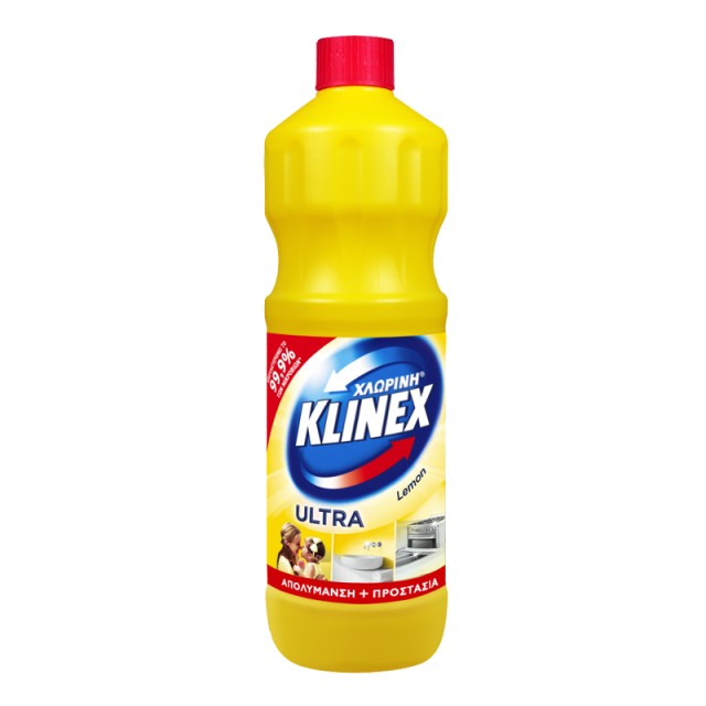 Klinex Ultra Lemon, Xλωρίνη Παχύρευστη, 1,25lt