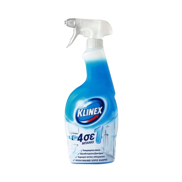 Klinex 4 σε 1, Σπρέι Καθαρισμού Μπάνιου, 750ml