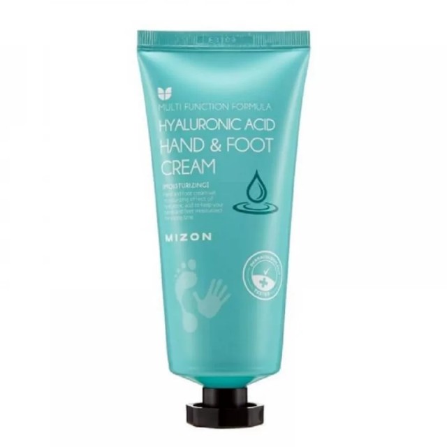 MIZON Hand And Foot Cream (Hyaluronic Acid), Κρέμα για Χέρια & Πόδια με Υαλουρονικό Οξύ για Άμεση Αποκατάσταση της Ξηρότητας, 100ml