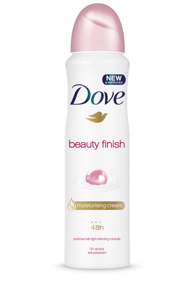 Dove Beauty Finish, Γυναικείο Αποσμητικό Σπρέι, 150ml