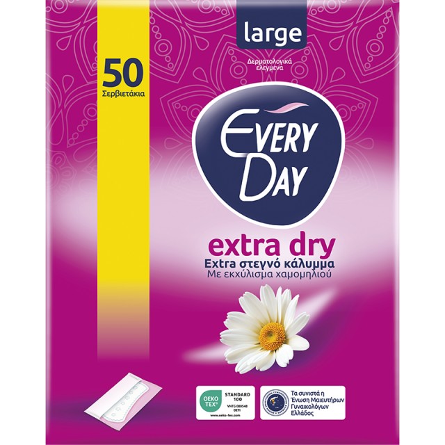 EveryDay Σερβιετάκια Extra Dry Large 50 τεμ.
