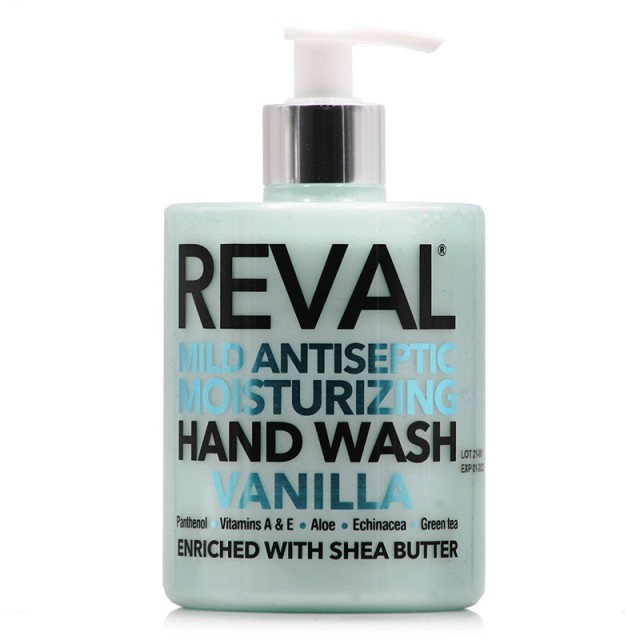 Intermed Reval Deep Cleansing Hand Wash Vanilla, Κρεμοσάπουνο Χεριών με Ήπια Αντιβακτηριδιακή Προστασία 500ml