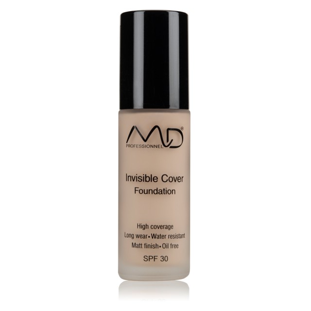MD Professionnel Invisible Cover Foundation No 01 Porcelain, 30ml