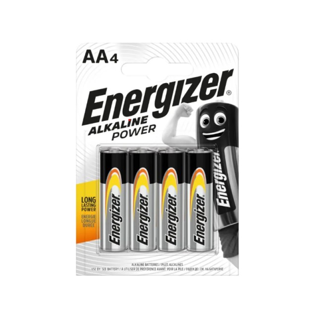 Energizer AA-LR6 Αλκαλικές Μπαταρίες Τάσης 1,5 Volt, 4τεμ.