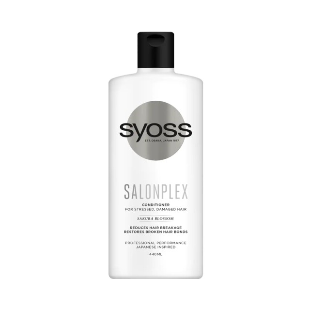 Syoss Salonplex Conditioner, Μαλακτική Κρέμα για Ταλαιπωρημένα Μαλλιά, 440ml
