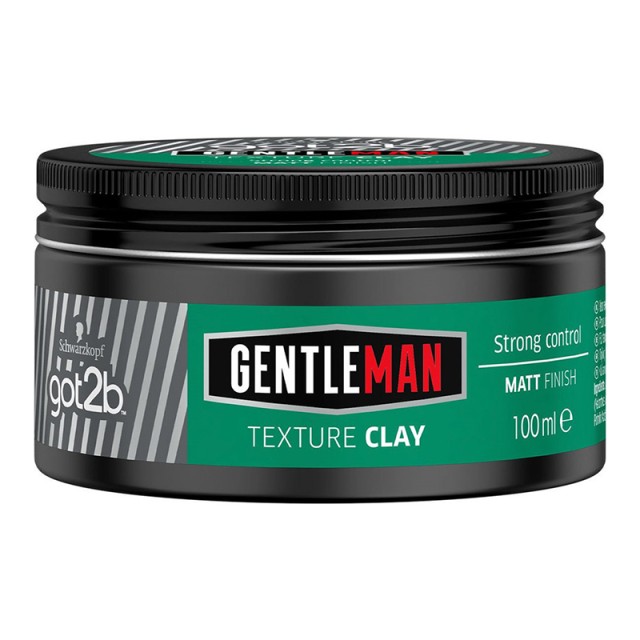 Got2b Gentleman Texture Clay Πηλός Styling για Ματ Αποτέλεσμα με Δυνατό Κράτημα, 100ml