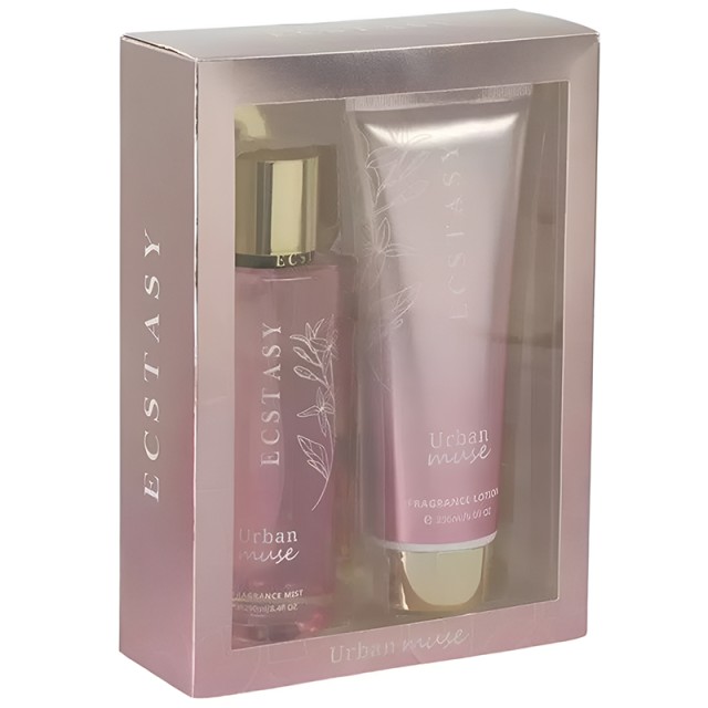 Ecstasy Urban Muse Gift Set: Body Cream 236ml & Body Mist 250ml, Σετ Δώρου Περιποίησης
