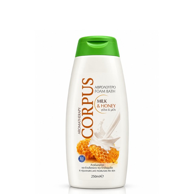 Corpus Foam Bath Αφρόλουτρο Milk & Honey, 250ml