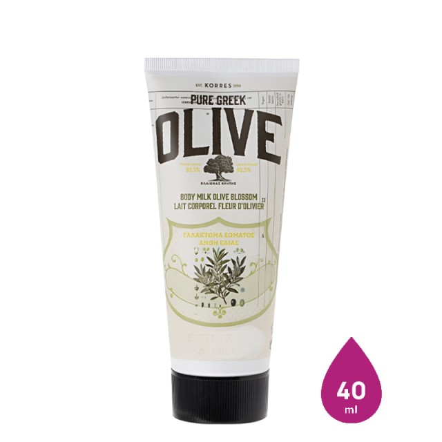 Korres Body Butter Olive Blossom, Eνυδατικό Βούτυρο Σώματος, 40ml