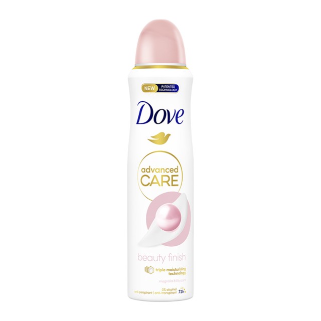 Dove Andvanced Care Beauty Finish 72h Deo Spray, Aποσμητικό Σπρέι 150ml