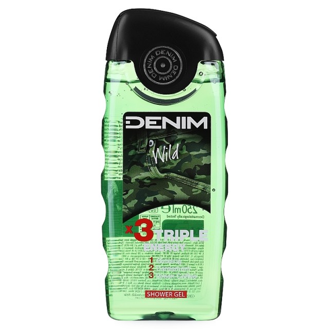 Denim Wild Ανδρικό Αφρόλουτρο σε Gel, 250ml