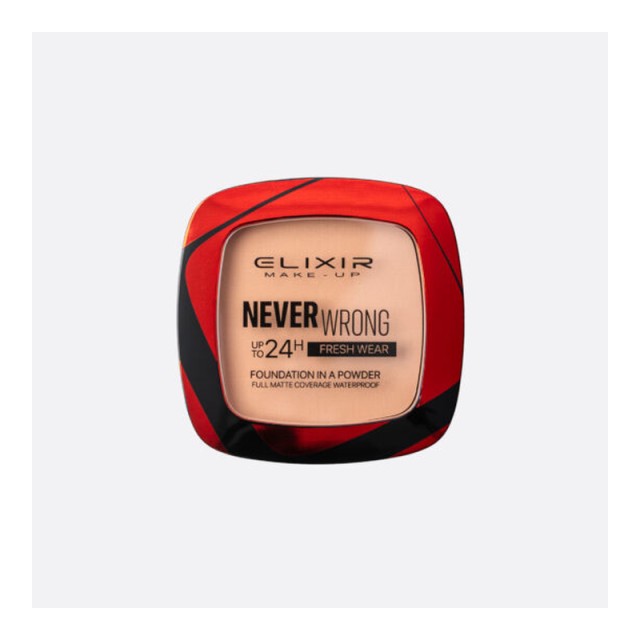 Elixir Never Wrong Foundation in a Powder Νο944A Foundation σε Πούδρα 6 g