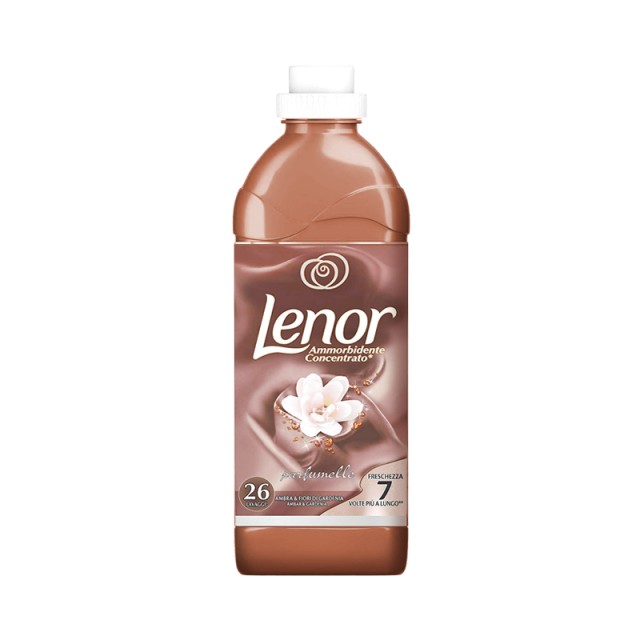 Lenor Amber & Gardenia, Συμπυκνωμένο Μαλακτικό Ρούχων, 650ml, 26 μεζούρες