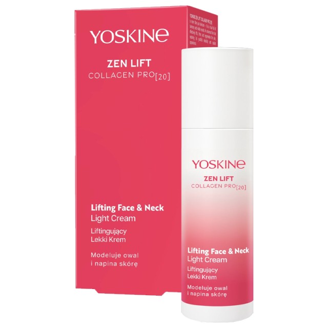 Yoskine Zen Lift Collagen PRO 20 Light Cream, Κρέμα Σύσφιξης Προσώπου & Λαιμού, 50ml