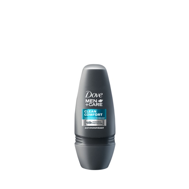 Dove Men+Care Clean Comfort, Ανδρικό Αποσμητικό Roll on, 50ml