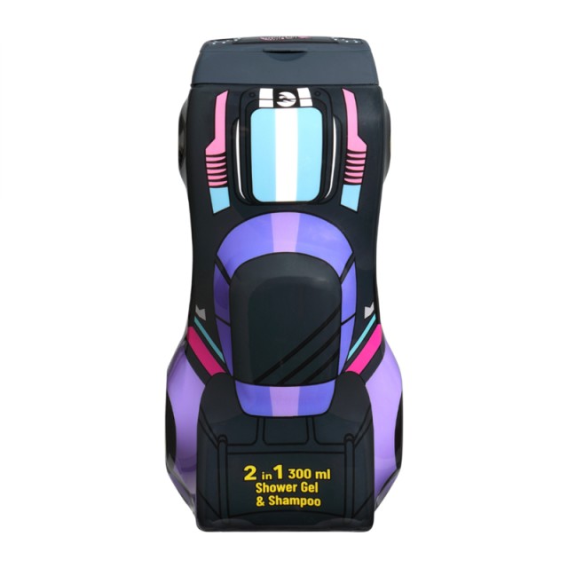 AIR-VAL Hot Wheels 2 in 1 Shower Gel & Shampoo Παιδικό Σαμπουάν & Αφρόλουτρο, 300ml