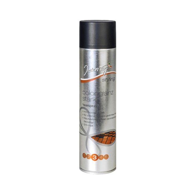 Jeden Tag Color Glanz Stark Hair Spray, Λακ για Δυνατό Κράτημα & Λάμψη στα Βαμμένα Μαλλιά, 400ml