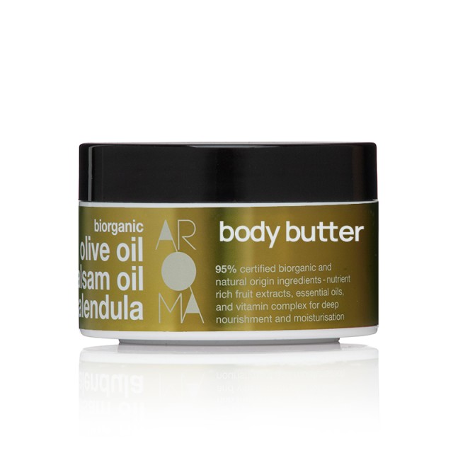 Aroma Bio Olive Oil, Balsam & Calendula, Body Butter Σώματος για Θρέψη & Ενυδάτωση, 200ml