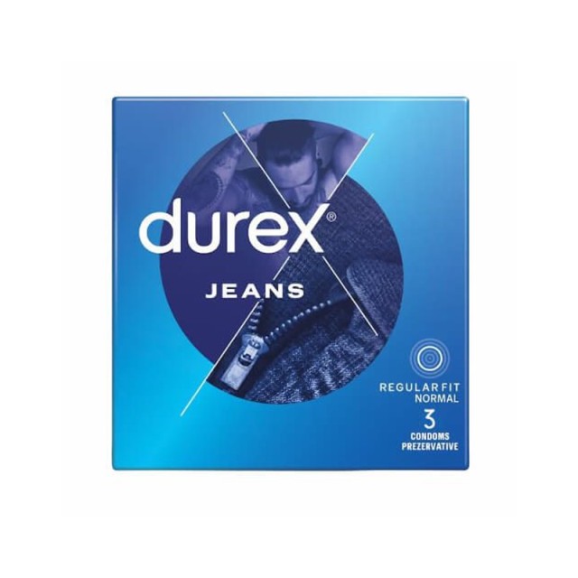 Durex Jeans Προφυλακτικά Ευκολοφόρετα, 3 τμχ