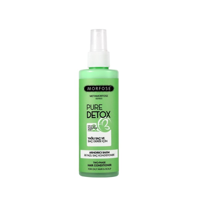 Morfose Metamorfose Pure Detox Conditioner Two Phase Μαλλακτική Κρέμα Μαλλιων Leave In για Ενυδάτωση, Προστασία & Αναζωογόνηση, 200ml