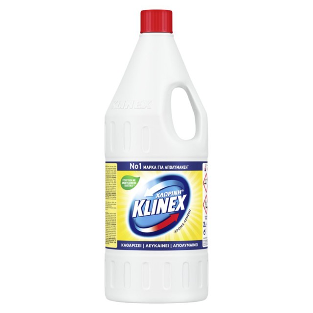Klinex Λεμόνι, Λεπτόρρευστη Χλωρίνη, 2lt
