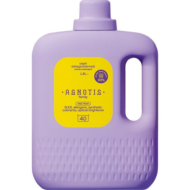 Agnotis Family Απορρυπαντικό Ρούχων, 1.8lt