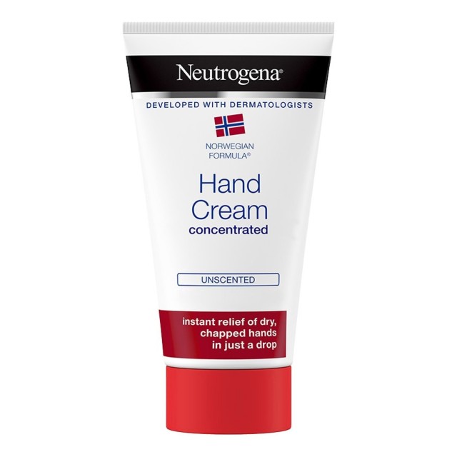 Neutrogena Hand Cream Unscented, Επανορθωτική Κρέμα Χεριών χωρίς Άρωμα, 50ml