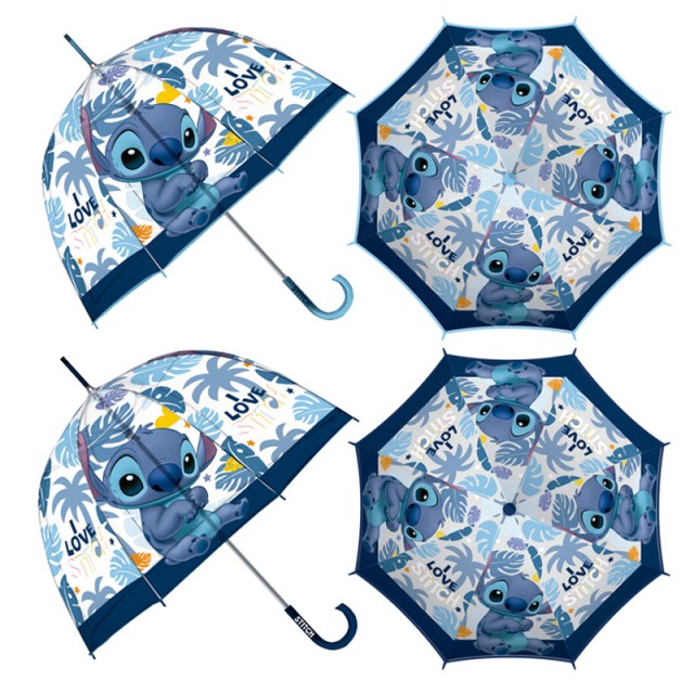 Ομπρέλα Βροχής Σχήμα Καμπάνας Arditex Παιδική Stitch Χειροκίνητη, 1τεμ.
