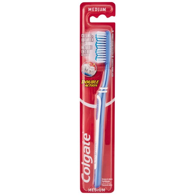 Colgate Double Action Medium, Οδοντόβουρτσα 1τμχ