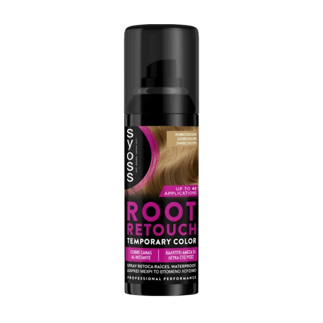 Syoss Root Retouch Color Σπρέι Προσωρινής Κάλυψης για την Ρίζα Ξανθό Σκούρο, 120ml