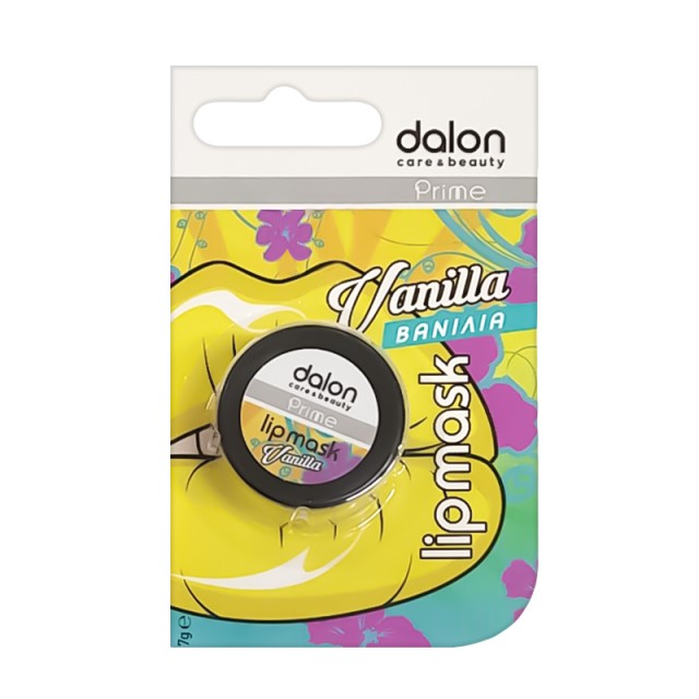 Dalon Prime Lip Mask Vanilla, Μάσκα Χειλιών με άρωμα Βανίλιας, 7g