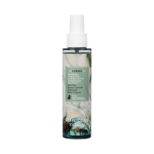 Korres Body Mistt Coconut Water, Body Mist Νερό Καρύδας, 100ml