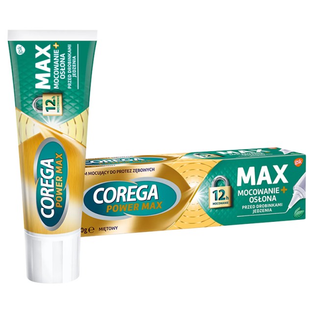 Corega Power Max, Στερεωτική Κρέμα Τεχνητής Οδοντοστοιχίας 40gr