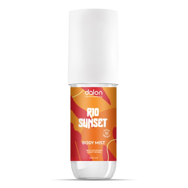Dalon Body Mist Rio Sunset Milky Violet & Golden Caramel, Αρωματικό Mist Σώματος, 250ml
