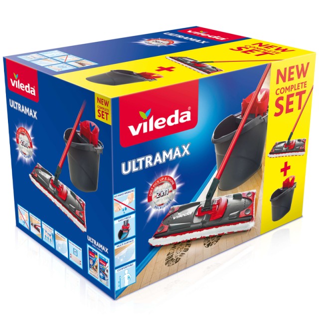 Vileda Ultramax 2in1 Σετ Σφουγγαρίσματος 10L, 1σετ