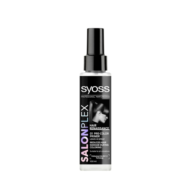 Syoss Salonplex Pre-Color Primer Leave-In Spray, Σπρέι Προστασίας των Μαλλιών πριν τη Βαφή, 100ml