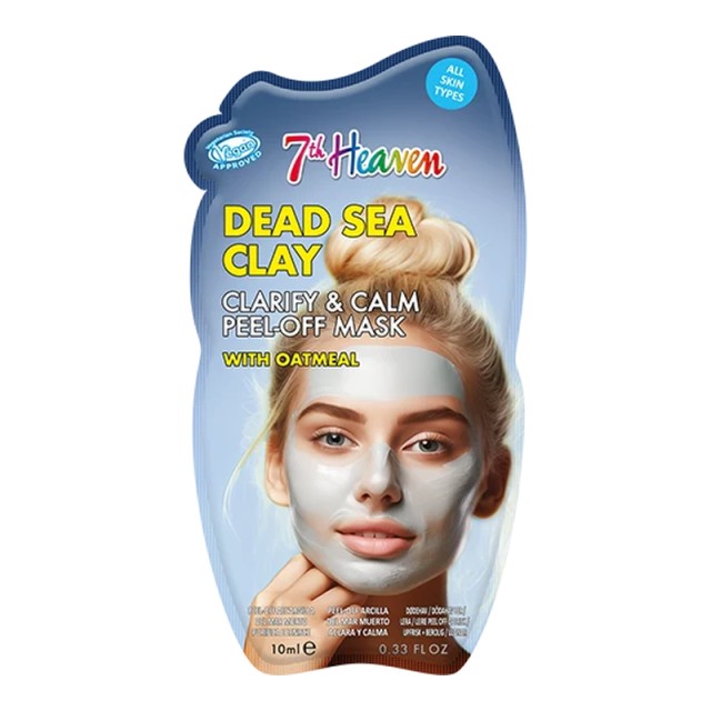 7th Heaven Dead Sea Clay Clarify & Calm Peel-Off Μάσκα με Βρώμη 10ml