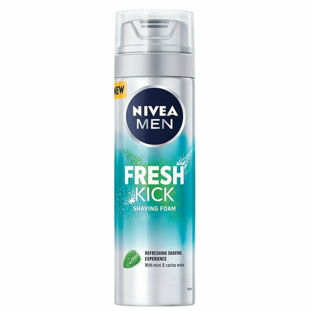 Nivea Men Fresh Kick Αφρός Ξυρίσματος, 200ml