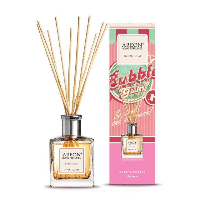 Areon Home Perfumes Bubble Gum, Αρωματικά Στικς Χώρου, 85ml