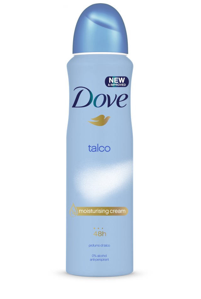 Dove Talco, Γυναικείο Αποσμητικό Σπρέι, 150ml