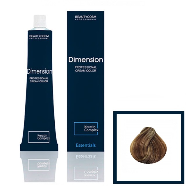 Dimension Hair Color Cream Νο 8.03, Ξανθό Ανοικτό Χρυσό, Επαγγελματική Βαφή Μαλλιών με Σύμπλεγμα Πρωτεϊνών Κερατίνης, 100gr