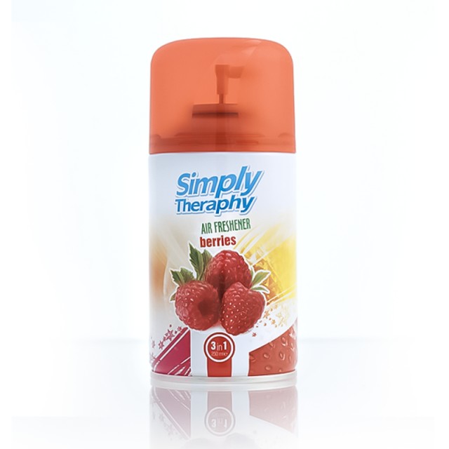 Simply Therapy Air Freshner Refill Berries, Αποσμητικό Αρωματικό Χώρου με Άρωμα Κόκκινων Μούρων 250ml
