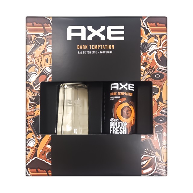 AXE Dark Temptation Eau de Parfum 75ml + Deo Spray 150ml, ΣΕΤ ΔΩΡΟΥ