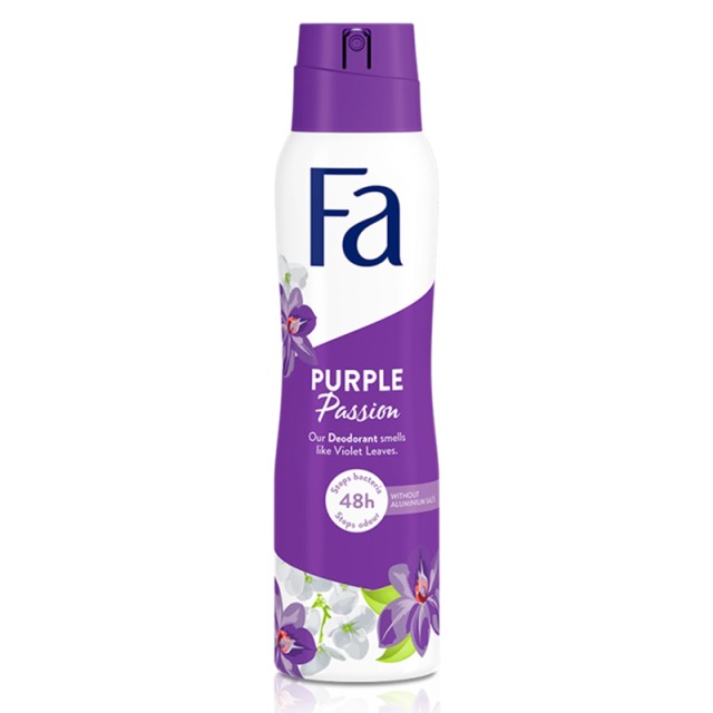 Fa Purple Passion Sensual Scent, Αποσμητικό Σπρέι, 150ml