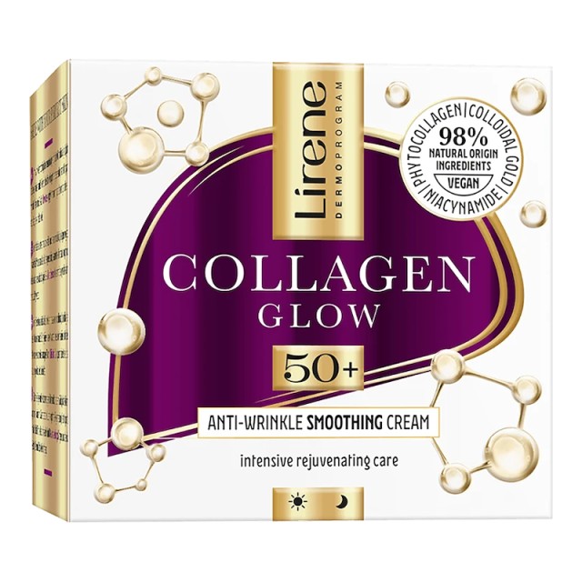 Lirene Collagen Glow 50+ Αντιρυτιδική Κρέμα Ημέρας & Νύχτας 50ml